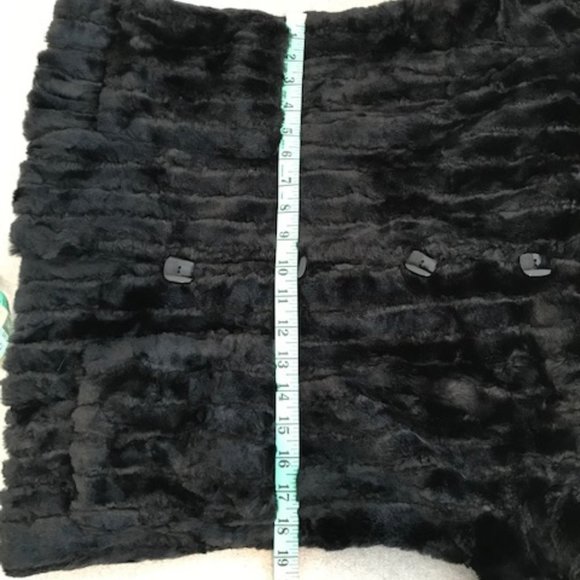 Esprit Black Faux Fur Jacket - Picture 10 of 15